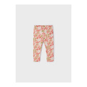 Mayoral Girls Pink Patterned Leggings